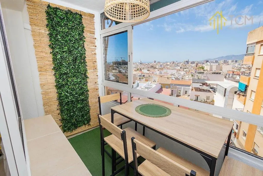 马拉加Piso Con Terraza Y Vistas公寓